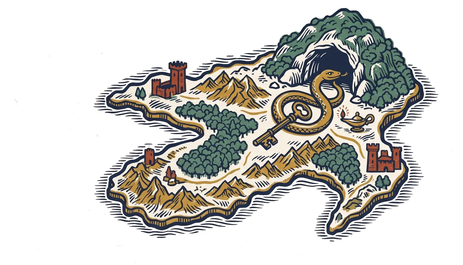 L'antre du serpent.